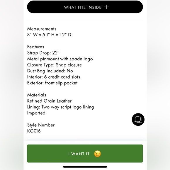 Kate Spade Kristi black leather chain detail  adjustable crossbody bag Msrp  249 - Picture 15 of 15